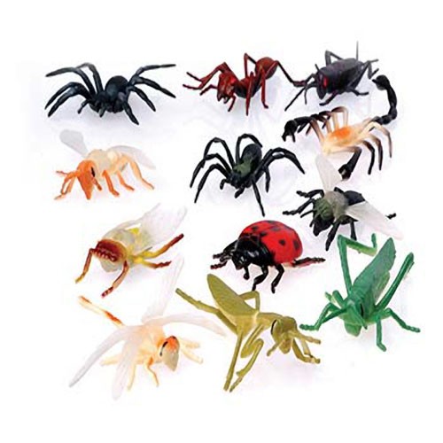 Mini Assorted Insects<br>2"-1 dozen